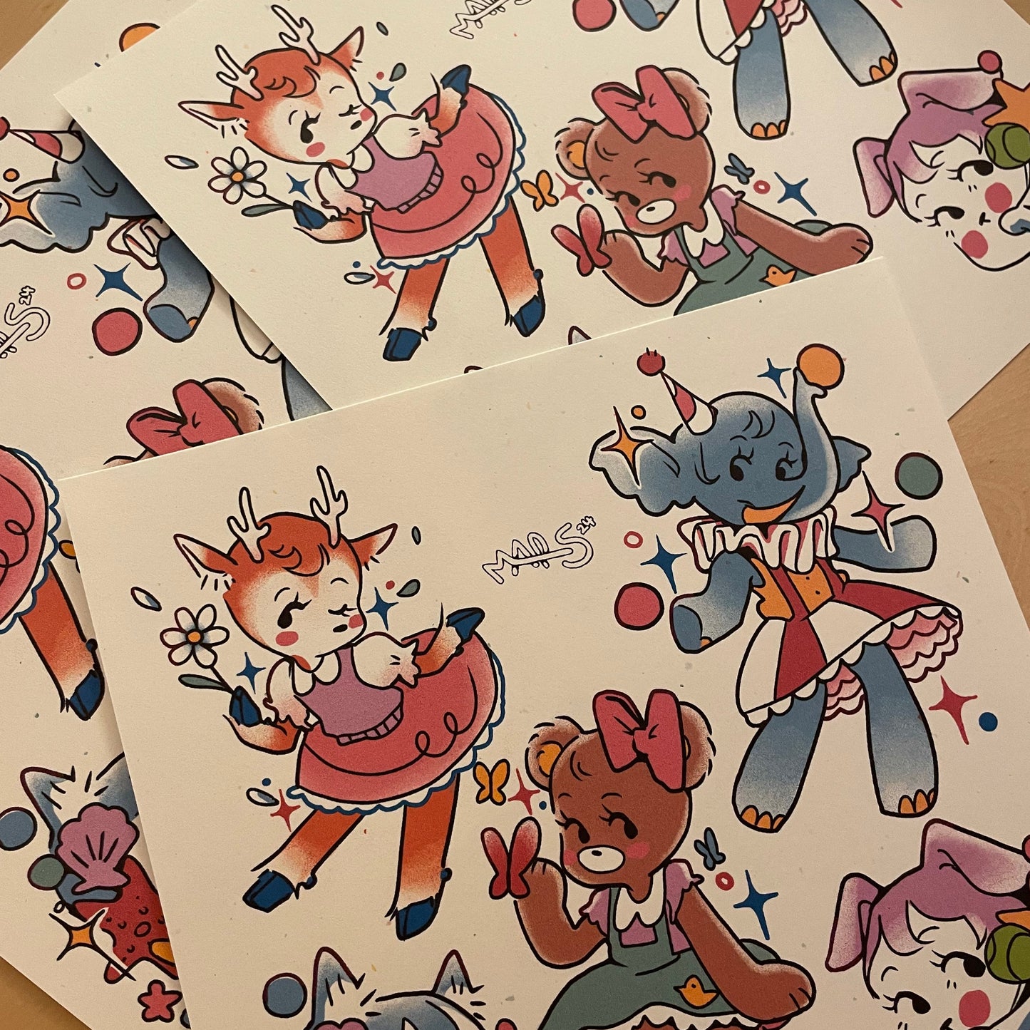 Summer Pals Print
