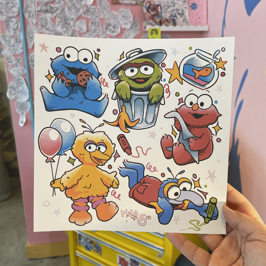Sesame Street Print