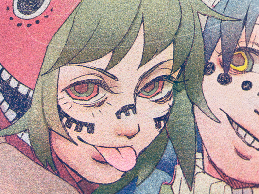 Matryoshka Risograph Print